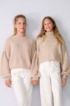Lana Grossa KORT PULLOVER Twinny - Strikkeopskrift (SE)