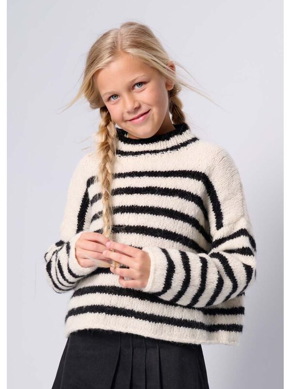 Lana Grossa PULLOVER Airy - Strikkeopskrift (SE)