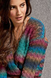Lana Grossa KORT JAKKE Cashmere 16 Fine Degradé