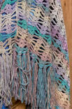 Lana Grossa HÆKLET PONCHO MED FRYNSER Cashmere 16 Fine Degradé