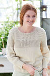 Lana Grossa MØNSTERMIX-PULLOVER Landlust Sommerseide - Strikkeopskrift (NO)