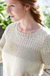 Lana Grossa MØNSTERMIX-PULLOVER Landlust Sommerseide - Strikkeopskrift (NO)