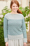 Lana Grossa RAGLANPULLOVER Landlust Sommerseide - Strikkeopskrift (NO)