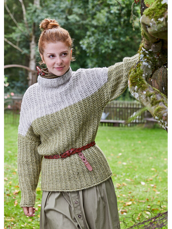 Lana Grossa PULLOVER Landlust Winterwolle - Strikkeopskrift (NO)