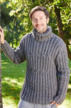 Lana Grossa PULLOVER Landlust Winterwolle - Strikkeopskrift (NO)