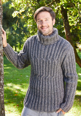 PULLOVER Landlust Winterwolle - Strikkeopskrift (NO) fra Lana Grossa