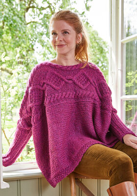 SWEATER Landlust Winterwolle - Strikkeopskrift (SE) fra Lana Grossa