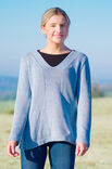 Lana Grossa SWEATER Landlust Sommerseide - Strikkeopskrift (SE)