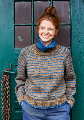 PULLOVER Landlust Winterwolle - Strikkeopskrift (SE) fra Lana Grossa