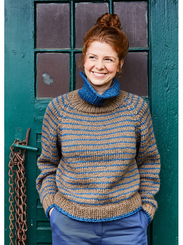 Lana Grossa PULLOVER Landlust Winterwolle - Strikkeopskrift (SE)