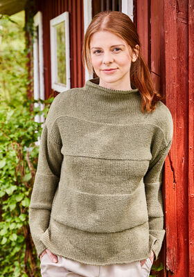 PULLOVER Landlust Alpaka Merino 100 - Strikkeopskrift (SE) fra Lana Grossa