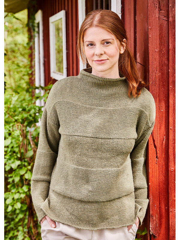 Lana Grossa PULLOVER Landlust Alpaka Merino 100 - Strikkeopskrift (SE)