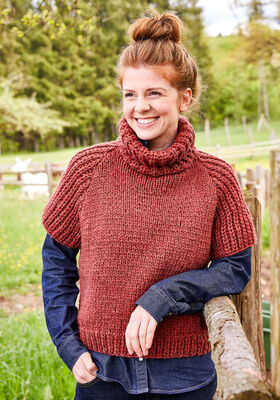 PULLOVER Landlust Winterwolle - Strikkeopskrift (SE) fra Lana Grossa