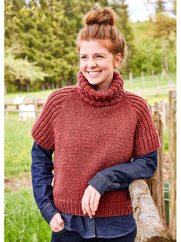 Lana Grossa PULLOVER Landlust Winterwolle - Strikkeopskrift (SE)