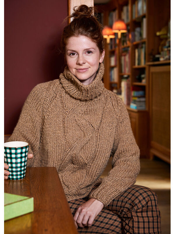 Lana Grossa PULLOVER - Landlust Winterwolle - Strikkeopskrift (SE)