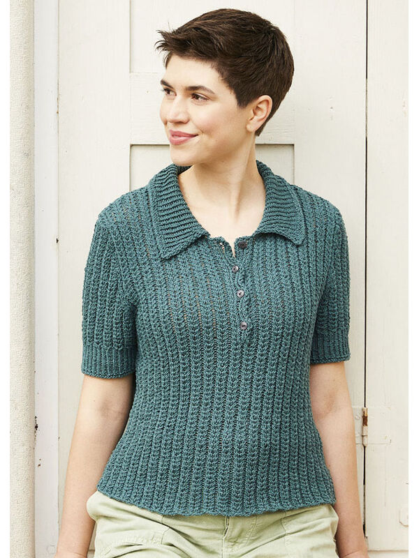 Lana Grossa T-SHIRT Landlust-Sommerseide - Strikkeopskrift (SE)