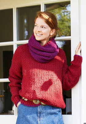 PULLOVER Landlust Winterwolle - Strikkeopskrift (SE) fra Lana Grossa