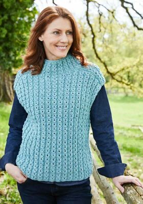 SLIPOVER Landlust Soft Tweed 90 - Strikkeopskrift (SE) fra Lana Grossa