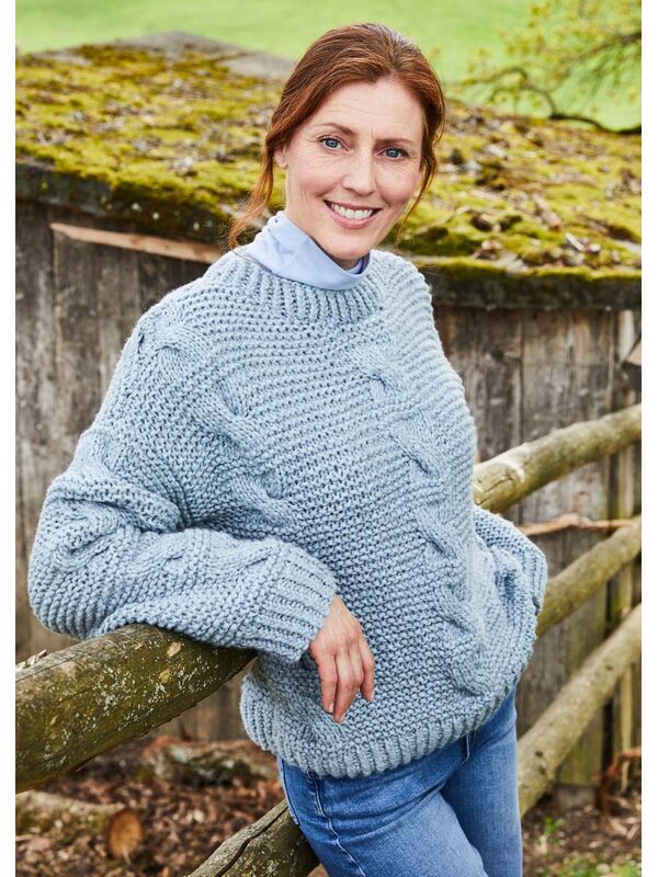 Lana Grossa PULLOVER Landlust Winterwolle - Strikkeopskrift (SE)