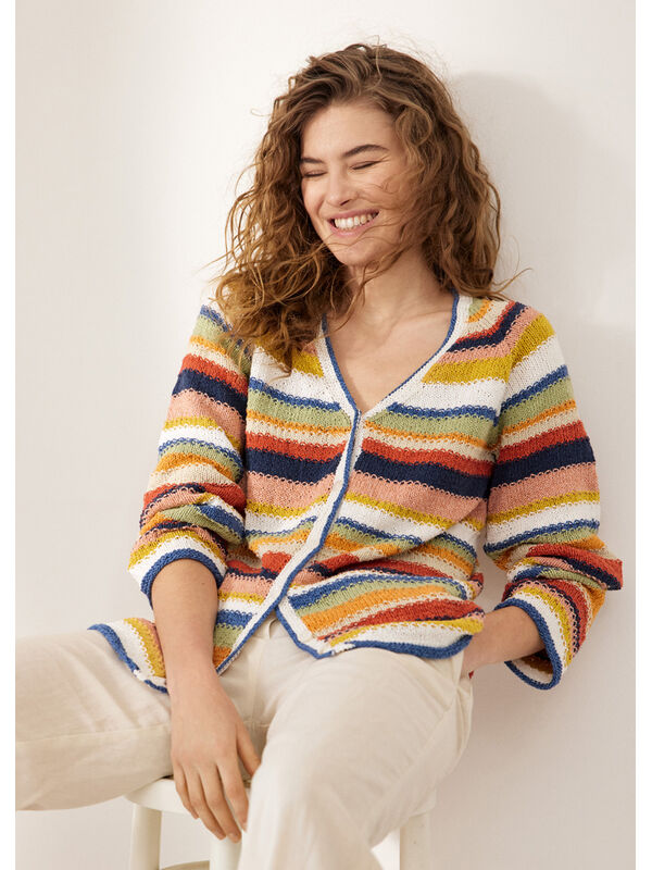 Lana Grossa CARDIGAN Landlust Sommerseide - Strikkeopskrift (SE)