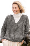 Lana Grossa PULLOVER Landlust Winterwolle - Strikkeopskrift (SE)