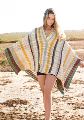 PONCHO Organico fra Lana Grossa
