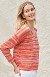 Lana Grossa V-HALS SWEATER A Mano