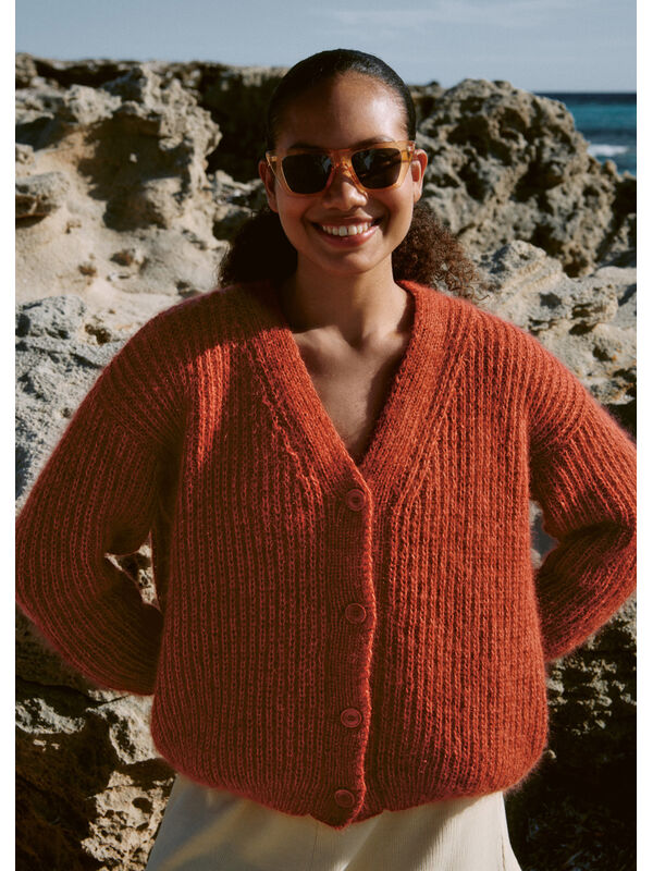 Lana Grossa CARDIGAN Cotton Wool & Silkhair