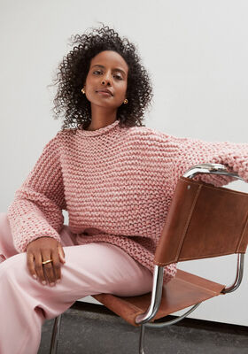 PULLOVER Lala Berlin Lovely Cotton & Brillino fra Lana Grossa
