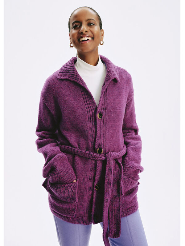 Lana Grossa JAKKE Alta Moda Cashmere 16 - Strikkeopskrift (SE)