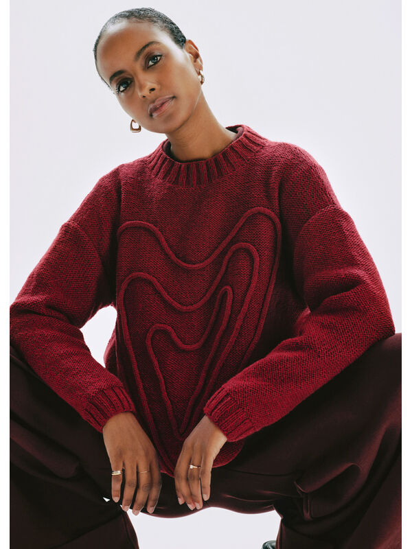 Lana Grossa PULLOVER Cool Merino - Strikkeopskrift (SE)