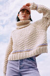 Lana Grossa PULLOVER Lovely Cotton (lala Berlin) & Brillino - Strikkeopskrift (SE)