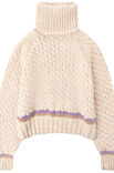 Lana Grossa PULLOVER Lovely Cotton (lala Berlin) & Brillino - Strikkeopskrift (SE)