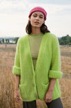 Lana Grossa CARDIGAN Silkhair - Strikkeopskrift (SE)