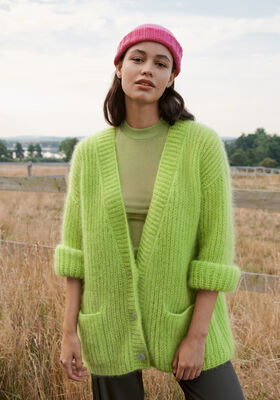 CARDIGAN Silkhair - Strikkeopskrift (SE) fra Lana Grossa