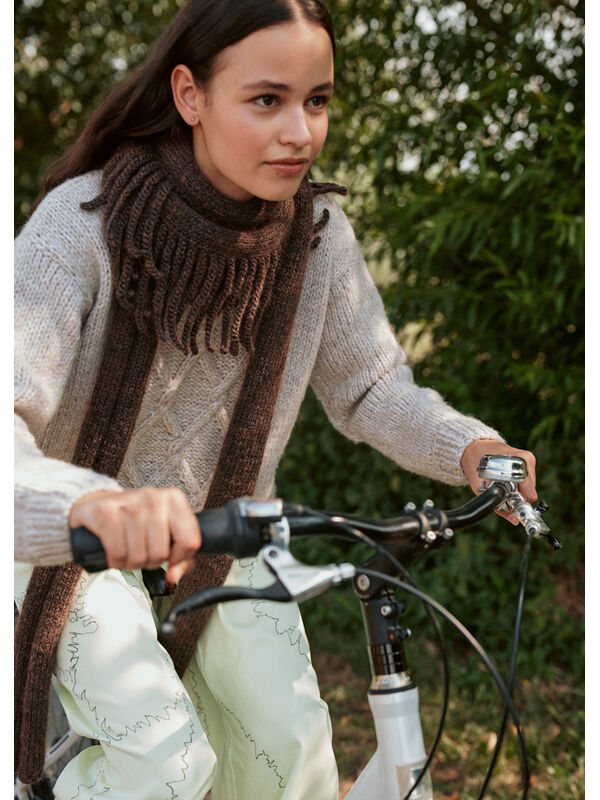 Lana Grossa SJAL Alta Moda Alpaca & Silkhair - Strikkeopskrift (SE)