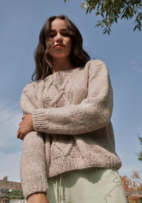 PULLOVER Ecopuno Chunky - Strikkeopskrift (SE) fra Lana Grossa