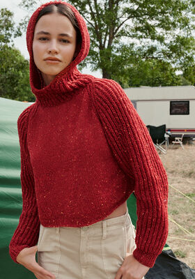 PULLOVER Landlust Soft Tweed 180 - Strikkeopskrift (SE) fra Lana Grossa