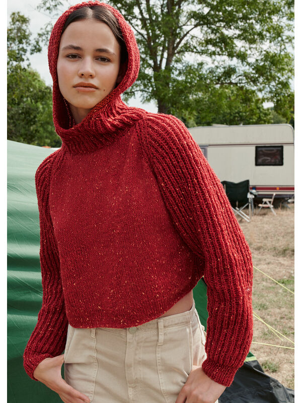 Lana Grossa PULLOVER Landlust Soft Tweed 180 - Strikkeopskrift (SE)