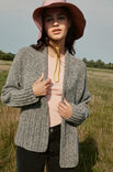 Lana Grossa CARDIGAN Landlust Soft Tweed 180 - Strikkeopskrift (SE)