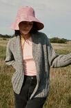 Lana Grossa CARDIGAN Landlust Soft Tweed 180 - Strikkeopskrift (SE)