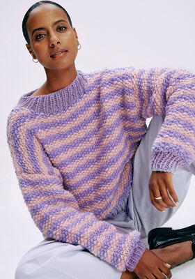 PULLOVER Lala Berlin Flamy & Lala Berlin Lovely Cotton - Strikkeopskrift (SE) fra Lana Grossa