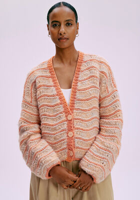 CARDIGAN Lala Berlin Smoothy & Lala Berlin Lovely Cotton - Strikkeopskrift (SE) fra Lana Grossa