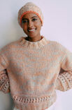 Lana Grossa PULLOVER Lala Berlin Smoothy & Lala Berlin Lovely Cotton - Strikkeopskrift (SE)