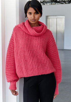 HALVPATENTPULLOVER Alpaca Air fra Lana Grossa