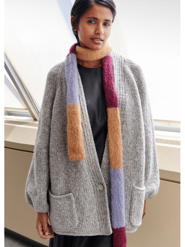 Lana Grossa CARDIGAN Spuma - Strikkeopskrift (SE)