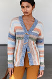 Lana Grossa CARDIGAN Setasuri & Ecopuno - Strikkeopskrift (SE)