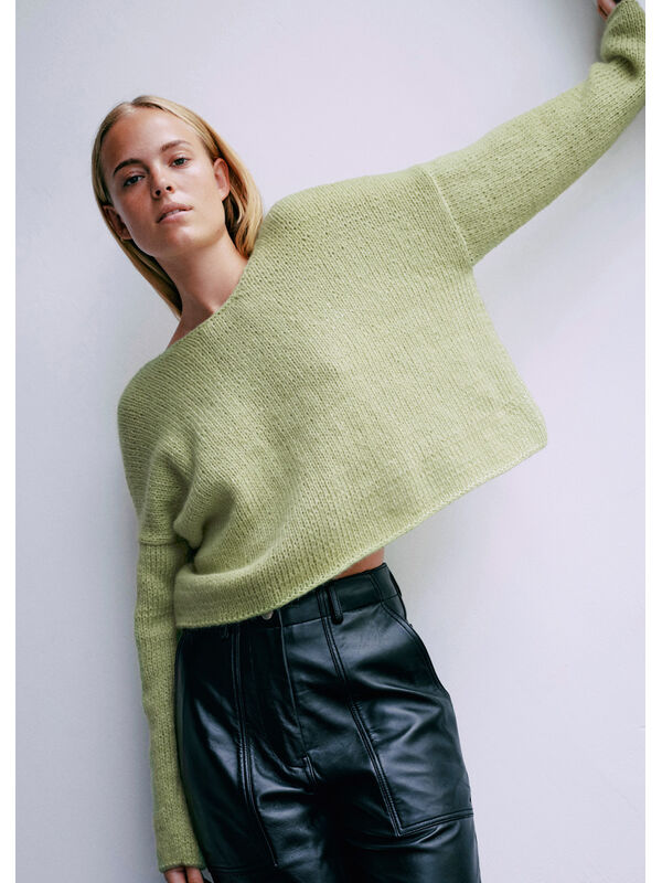 Lana Grossa PULLOVER Brigitte No. 2 - Strikkeopskrift (SE)