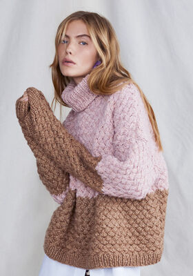 SWEATER Lala Berlin Lovely Cotton Inserto - Strikkeopskrift (NO) fra Lana Grossa