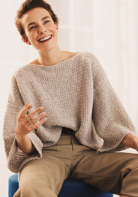 PULLOVER Ecopuno fra Lana Grossa